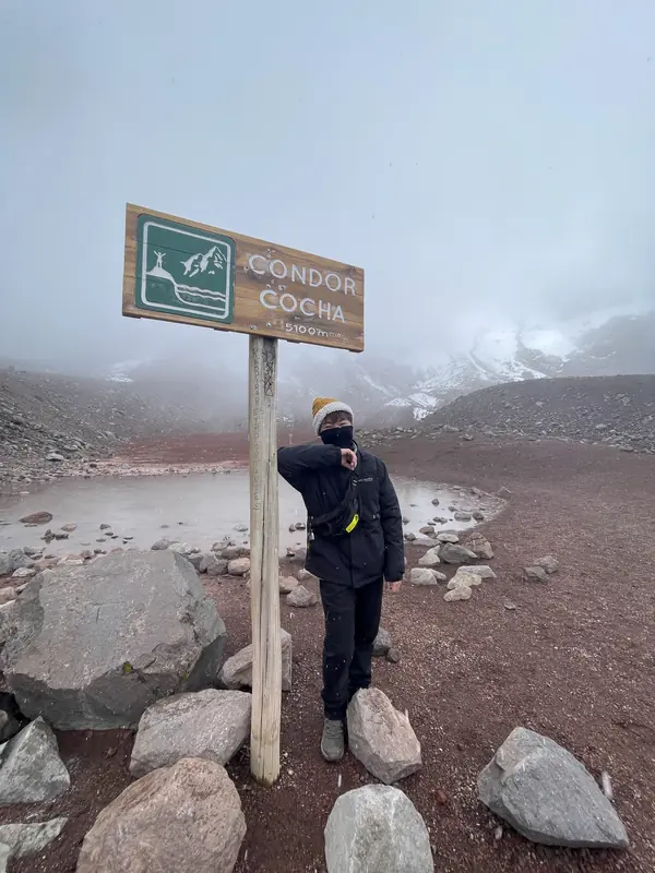 콘도르 코챠 호수와 블로거