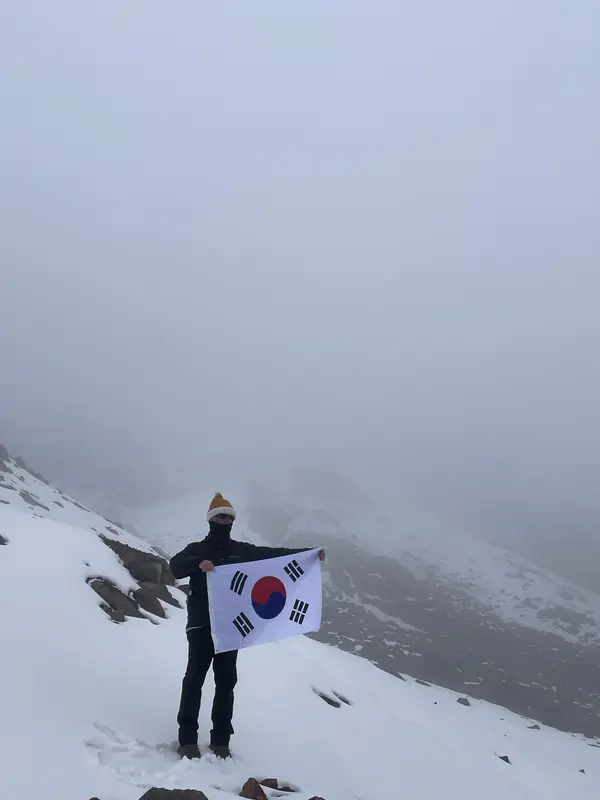 인생에서 가장 높은 장소에 오른 블로거