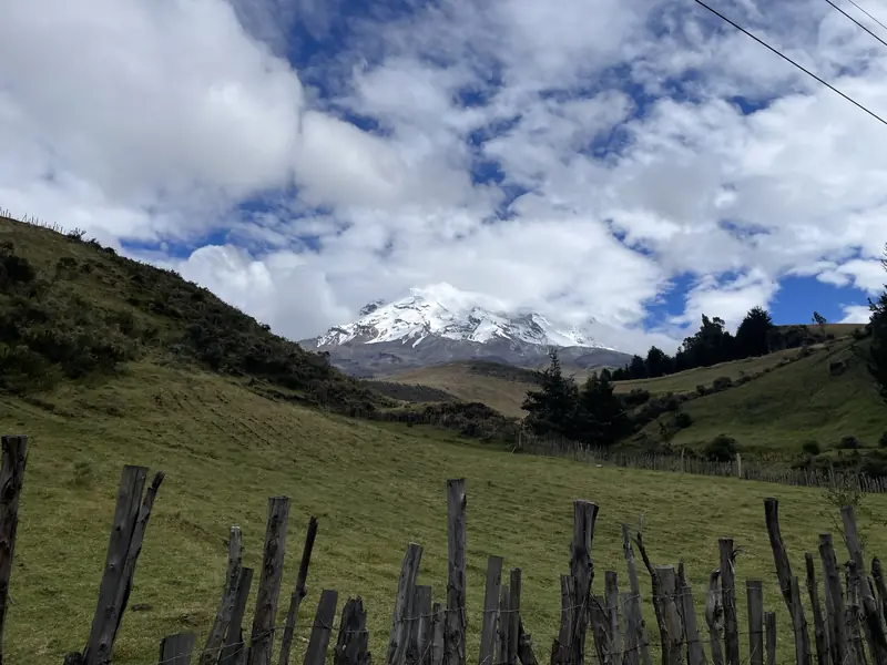 침보라소 화산 풍경