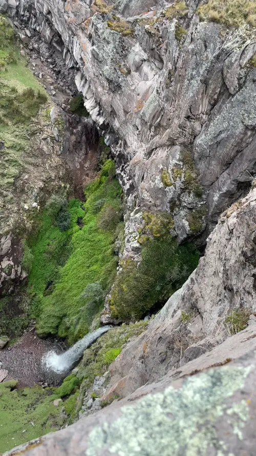 라 초레라의 폭포 풍경