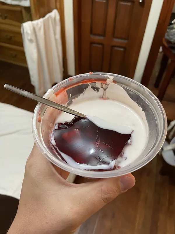 체리 젤리 요거트