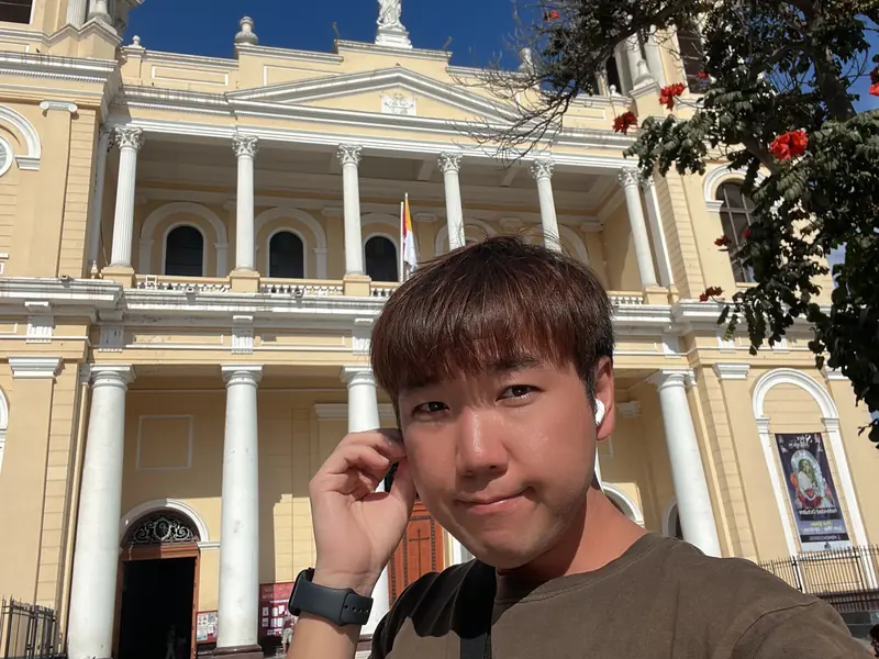 치클라요 대성당에서 블로거