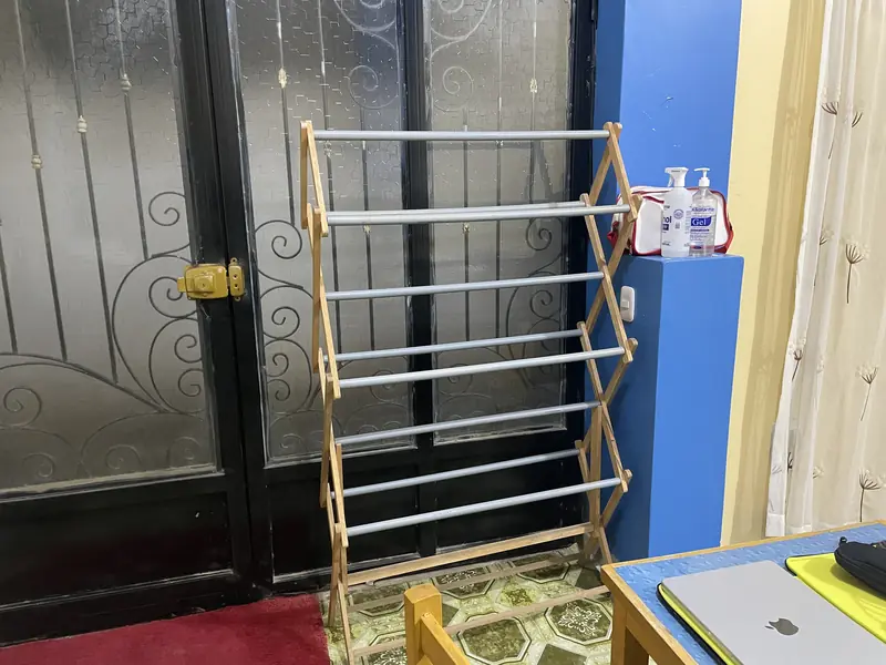 우아스카란 와시 숙소 빨래건조대