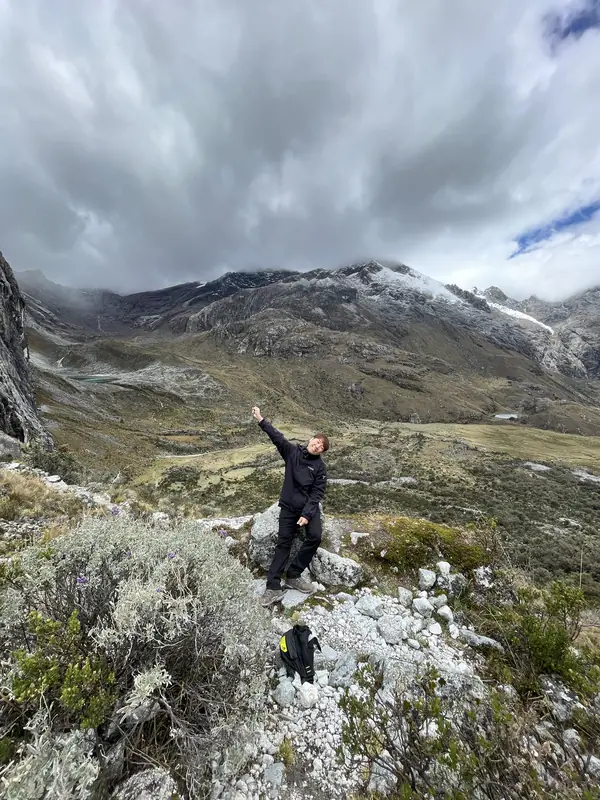 트레킹 6km 지점에서 블로거