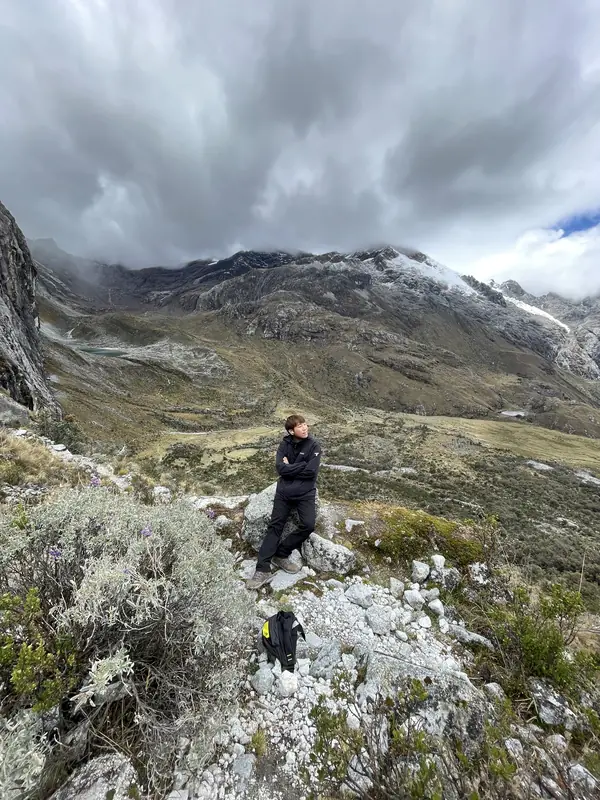 트레킹 6km 지점에서 블로거