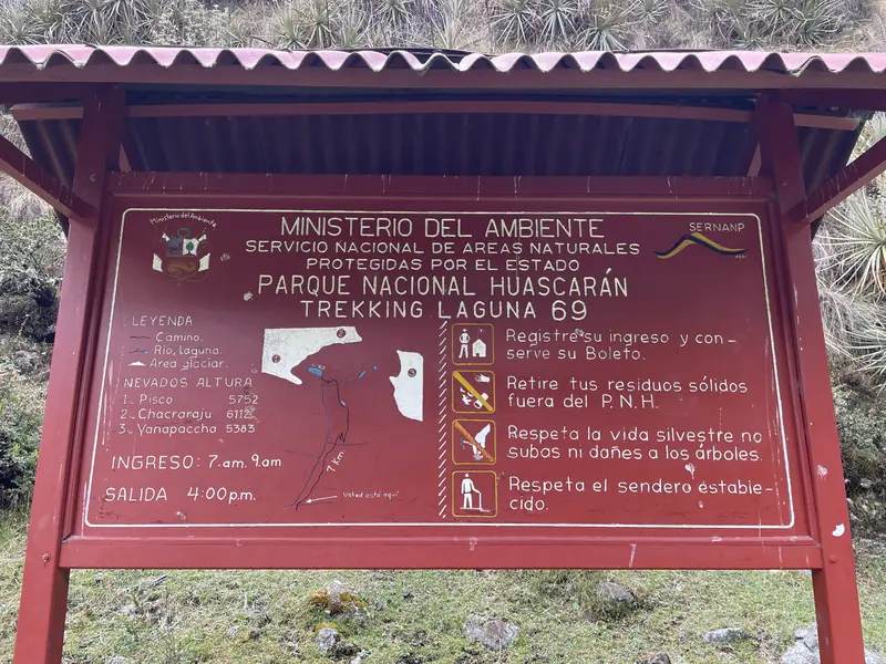 69 호수 트레킹 경로 지도