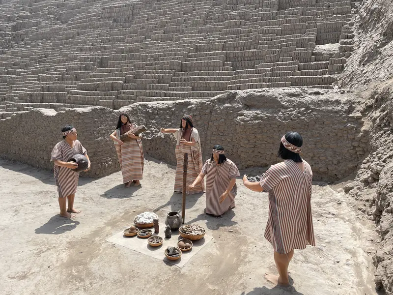 우아카 푸끄야나 유적지에서 제사 의식